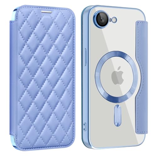 Amazon.co.jp: MuZiF iPhone 16e 用 ケース 手帳型 Magsafe対応 クリア